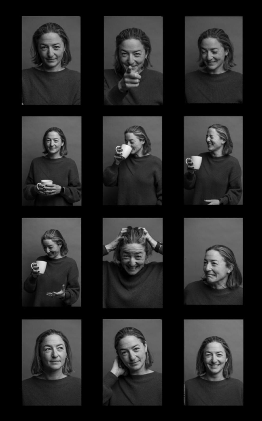 Bex Janes — contact sheet portrait